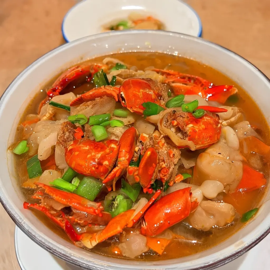 kennys hot and sour seafood soup