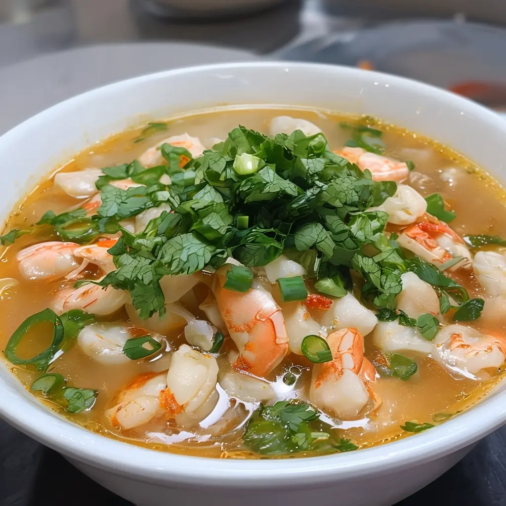 kennys hot and sour seafood soup